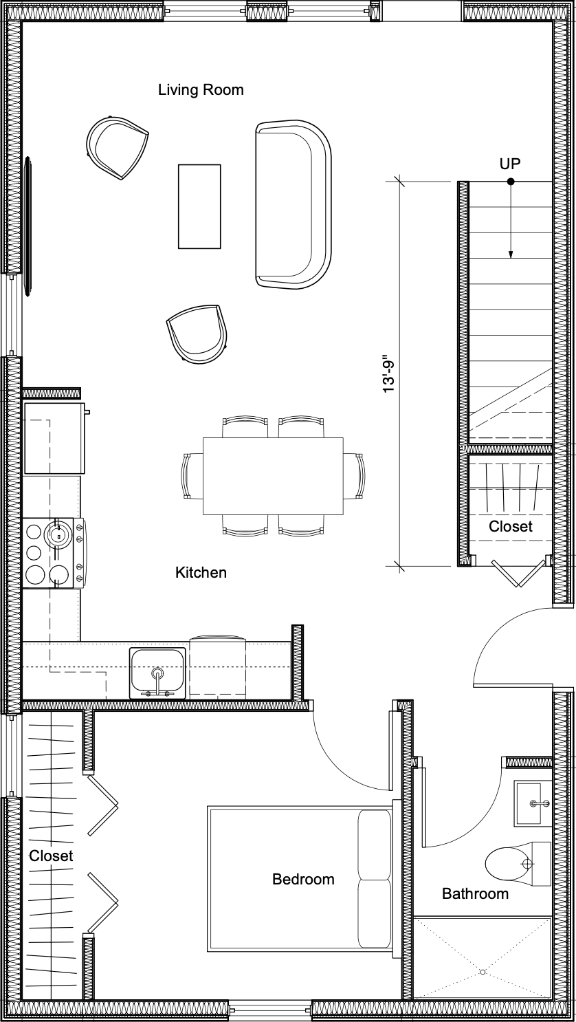 Unit C Floor Plan - linked to Floor Plan Page