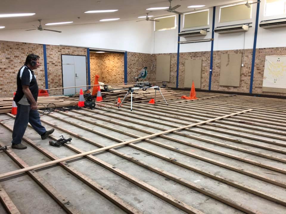 Flooring Installation in progress — Freedom Flooring Pty Ltd in Budgewoi, NSW