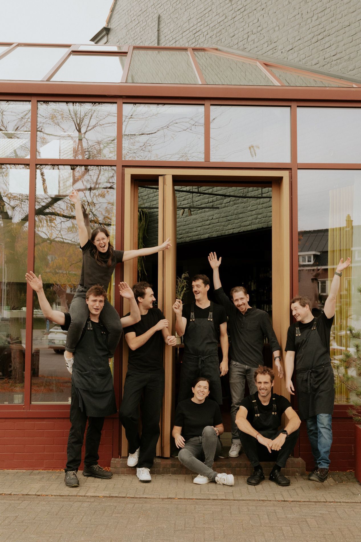 Dessert uit de menu van Vonk Gastrobar, vers uit de oven. Restaurant in Kachtem, Izegem. 