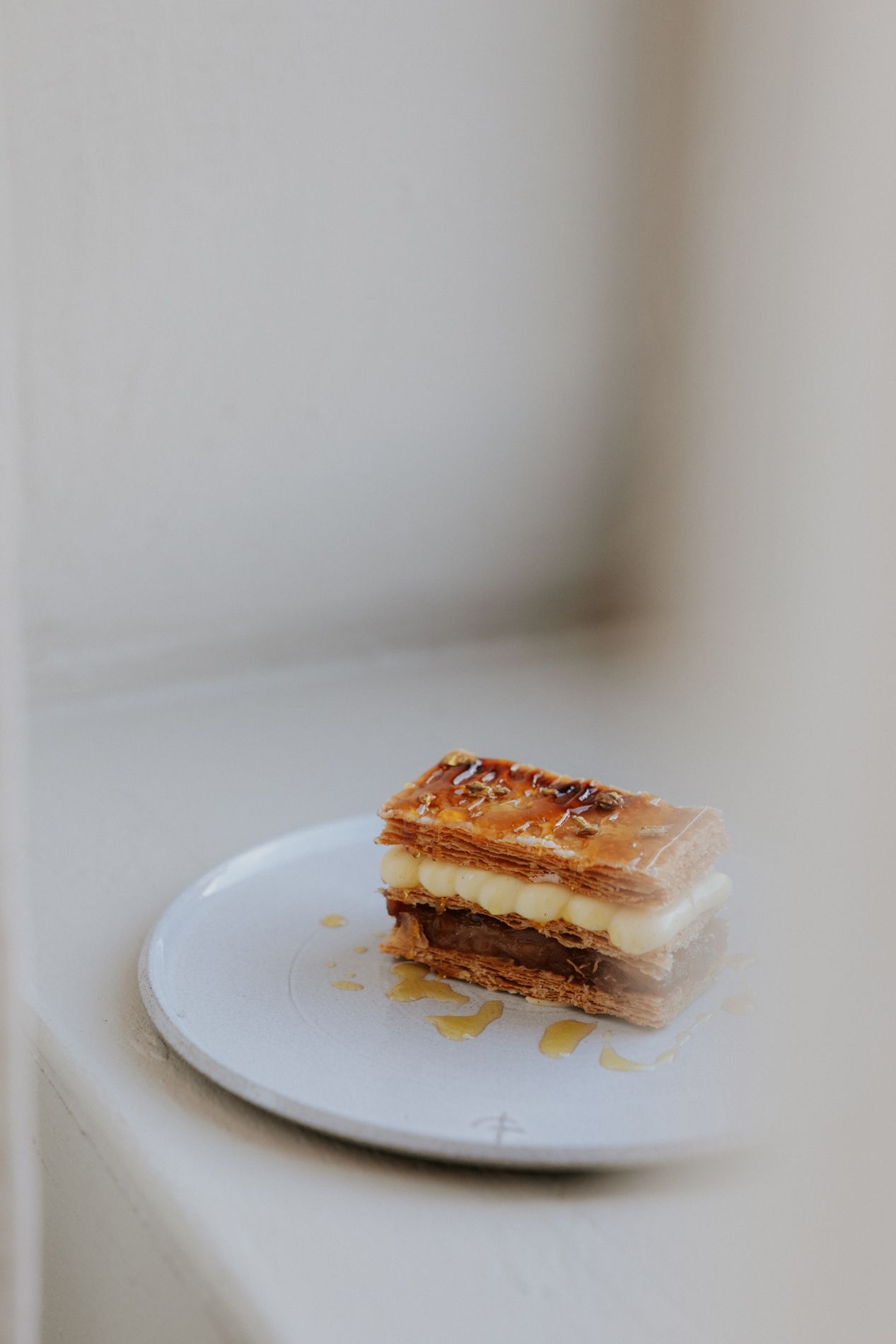 Tarte Sardien, deze wordt geserveerd als snack.