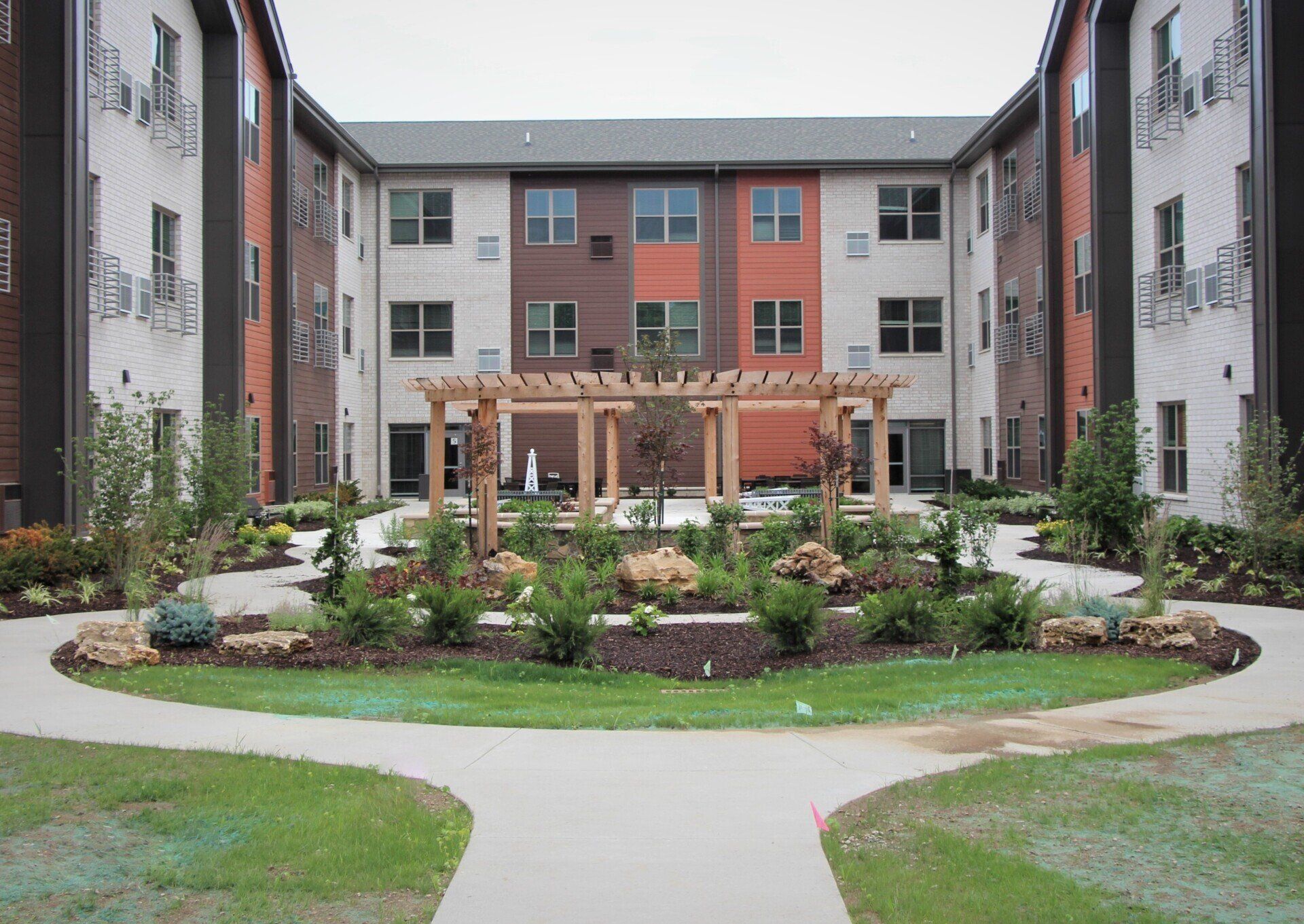 Residential landscaping by Harlow Enterprises Incorporated