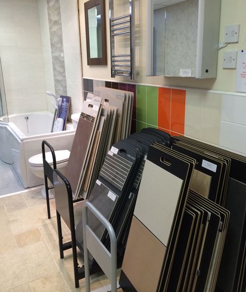Tiles for bathroom in Uppingham
