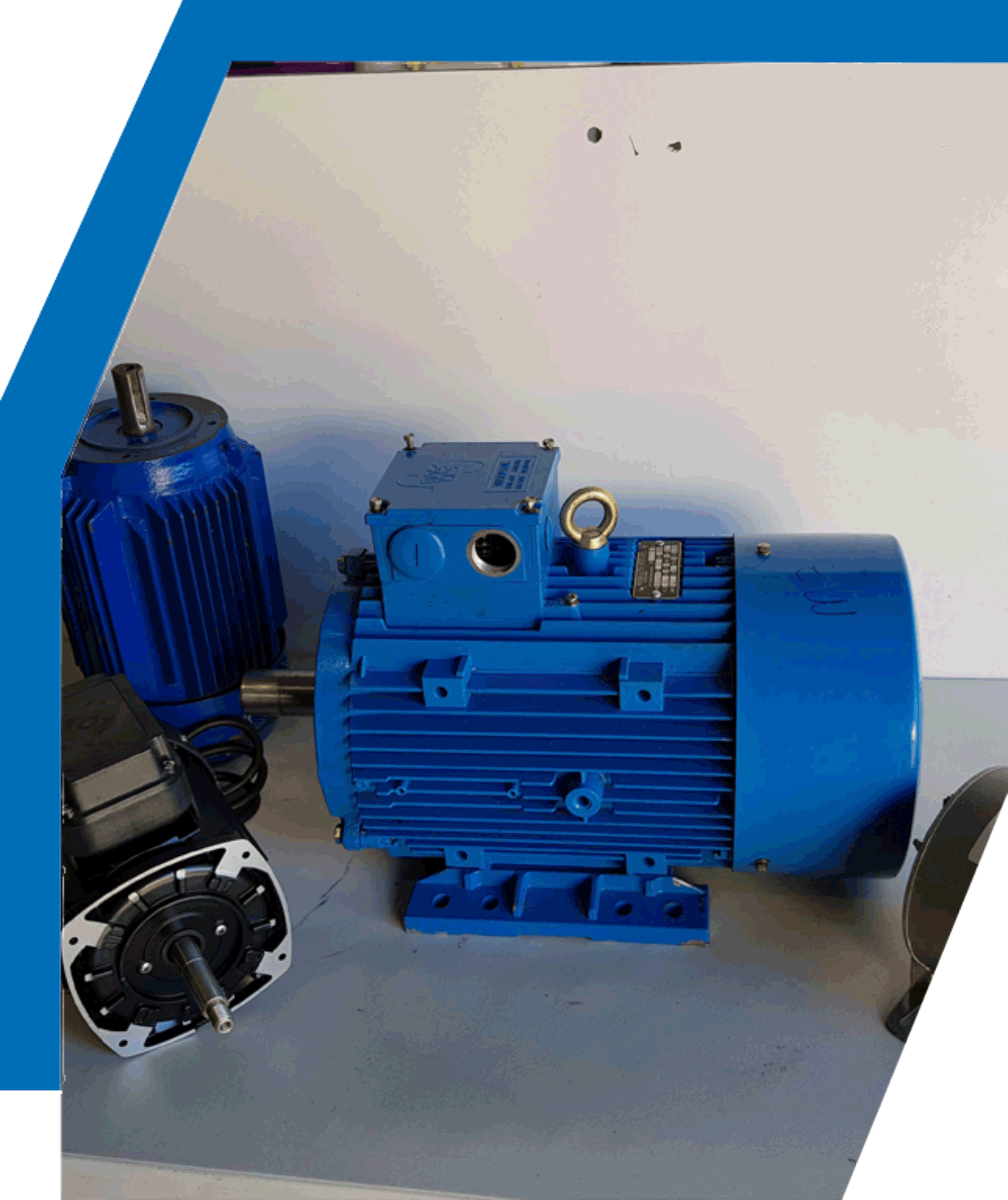 Blue colour water pump set | Currumbin Waters, QLD | AC Electric Motors & Pumps