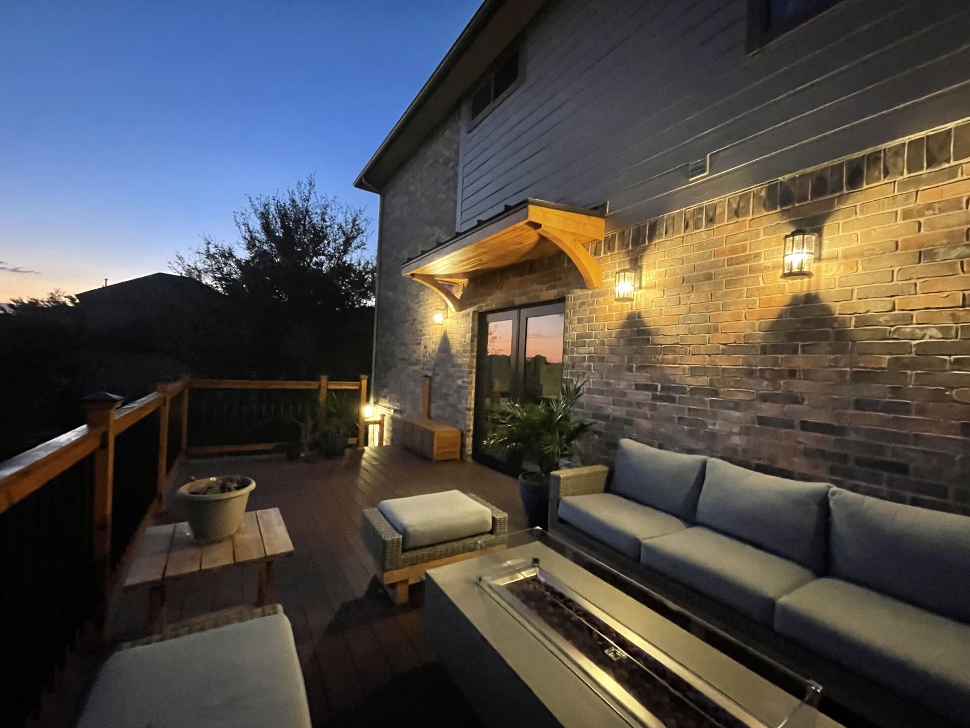 light charcoal patio set deck remodel