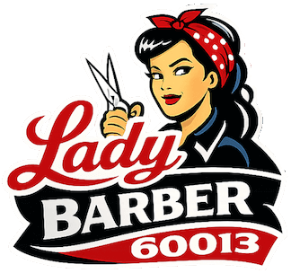 Lady barber cropped logo 1