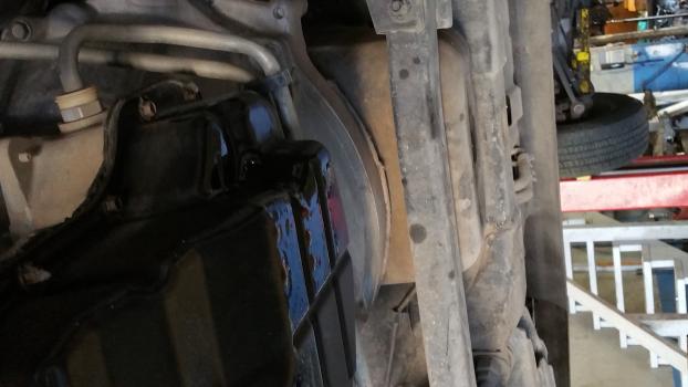 transmission pan leak