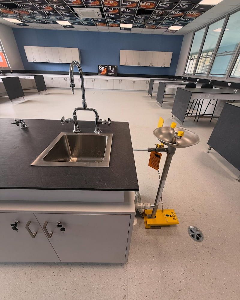 A Kitchen With a Sink and Copper Pipes — CJM Plumbing & Roofing Mackay in Mackay, QLD