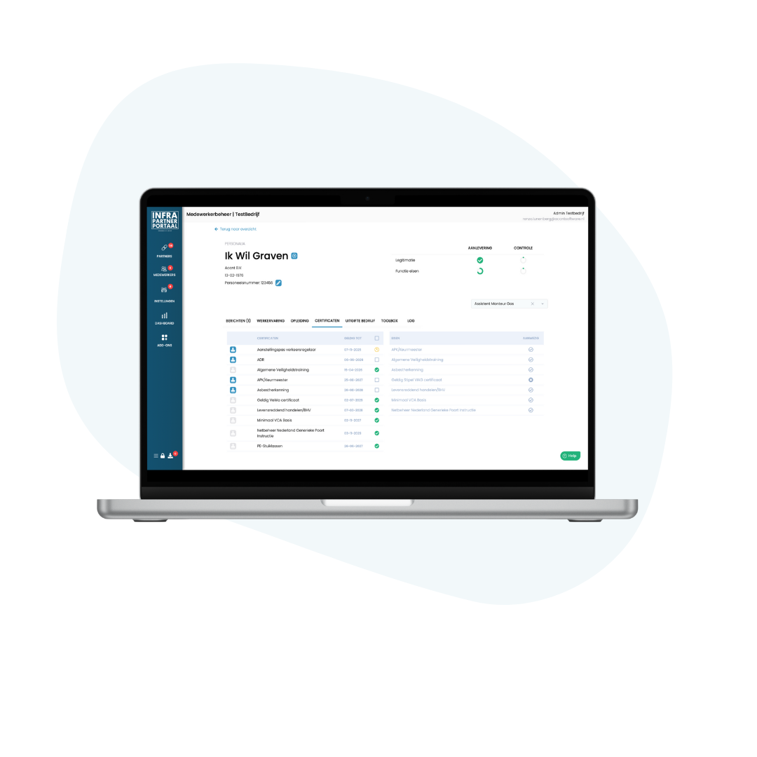 contractmanagement infra branche