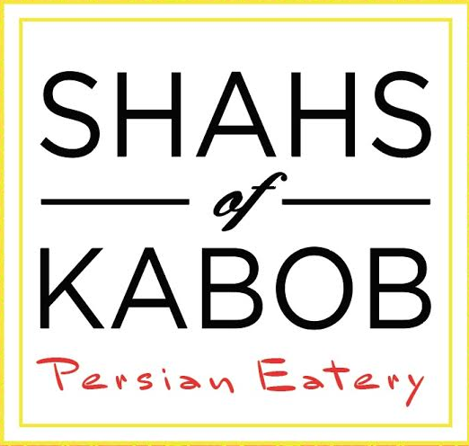 A logo for shahs of kabob persian eatery