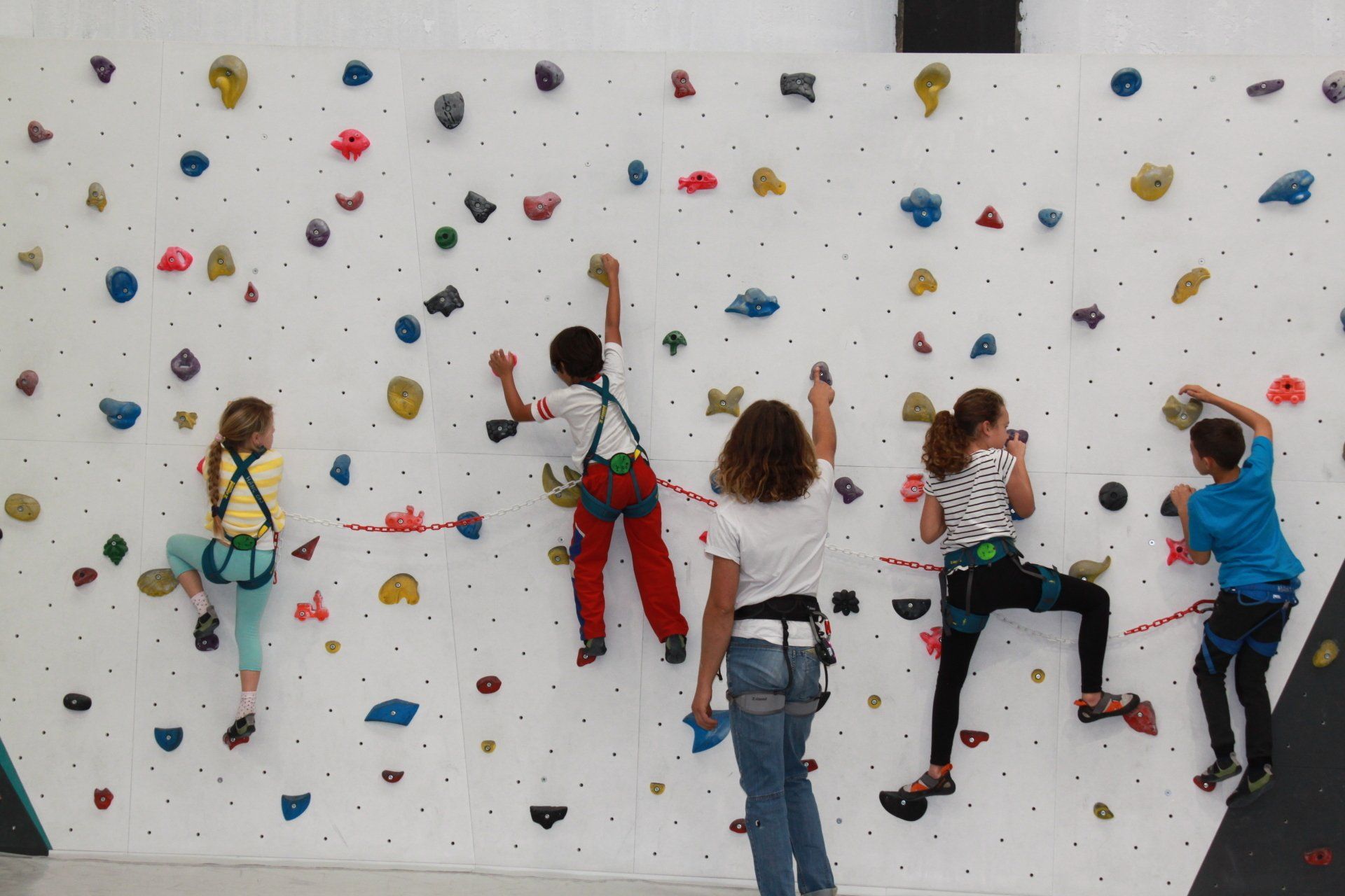 indoor climbing centre on the Lanzarote island for family