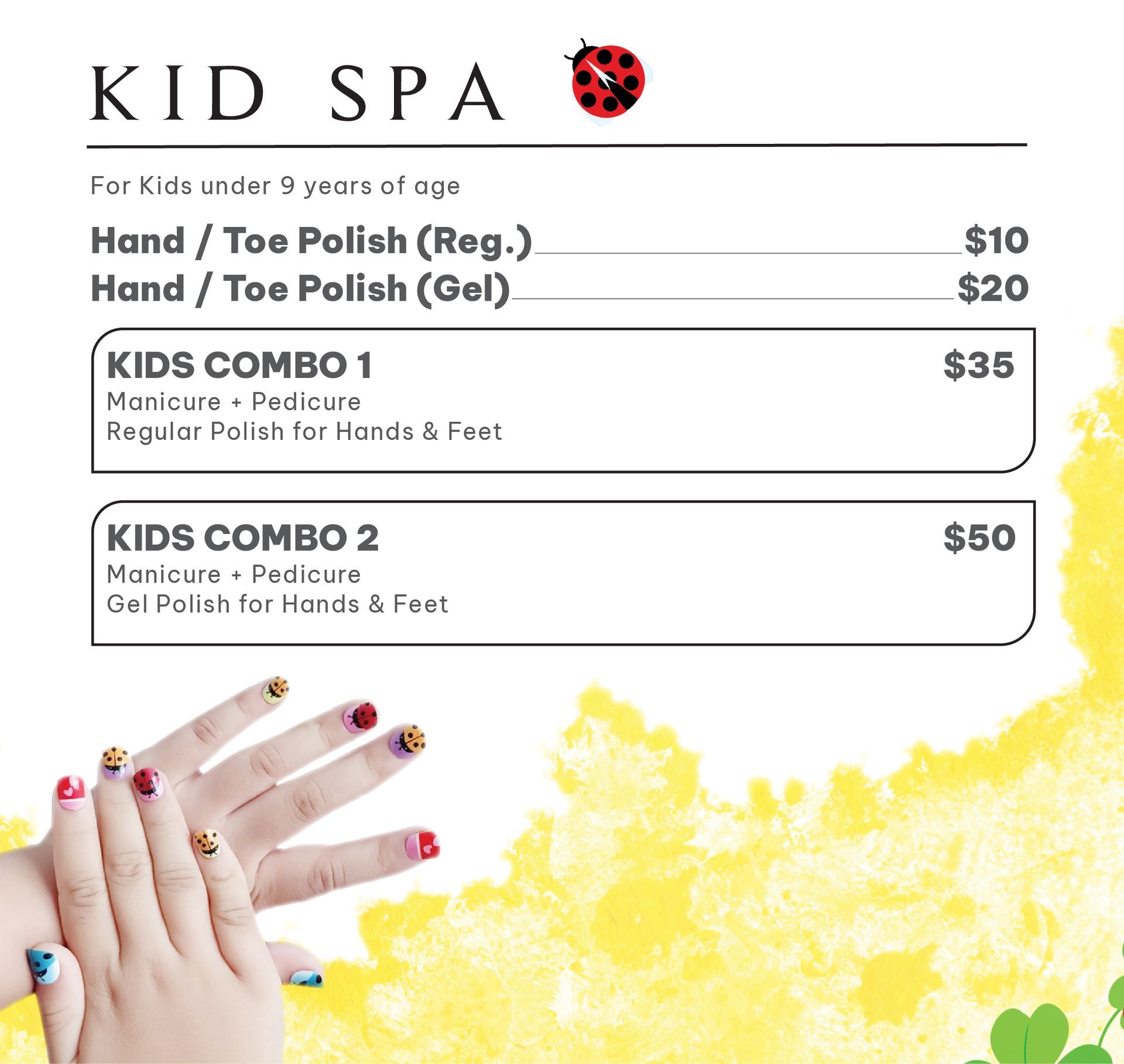 Kid Spa Manicure and Pedicure