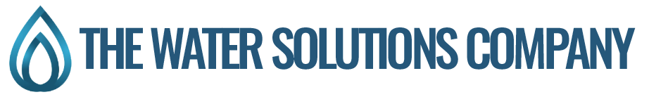 Logo of The Water Solutions Company: a blue water drop icon with the text "THE WATER SOLUTIONS COMPANY" in dark blue.