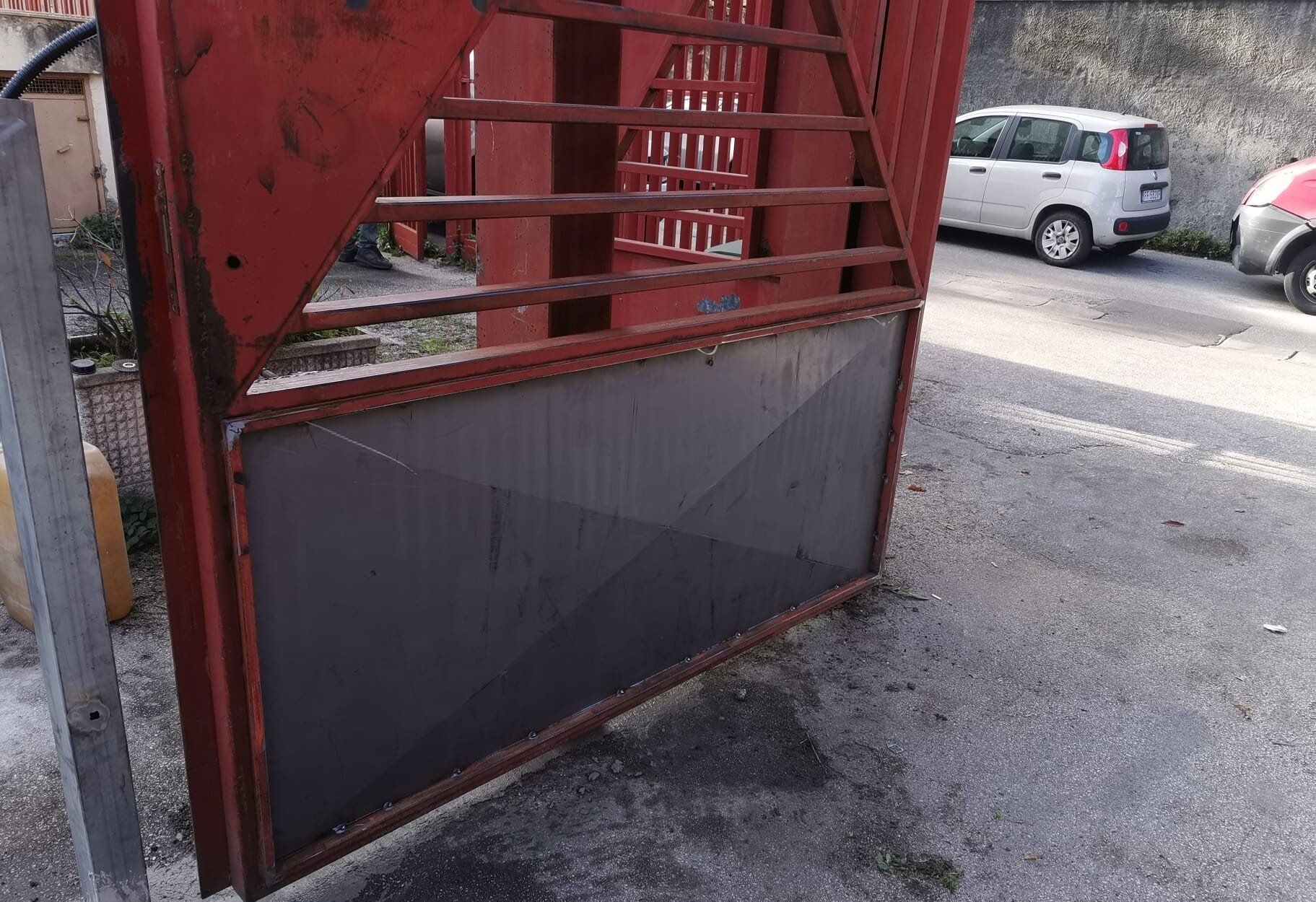 Automazione cancello in ferro