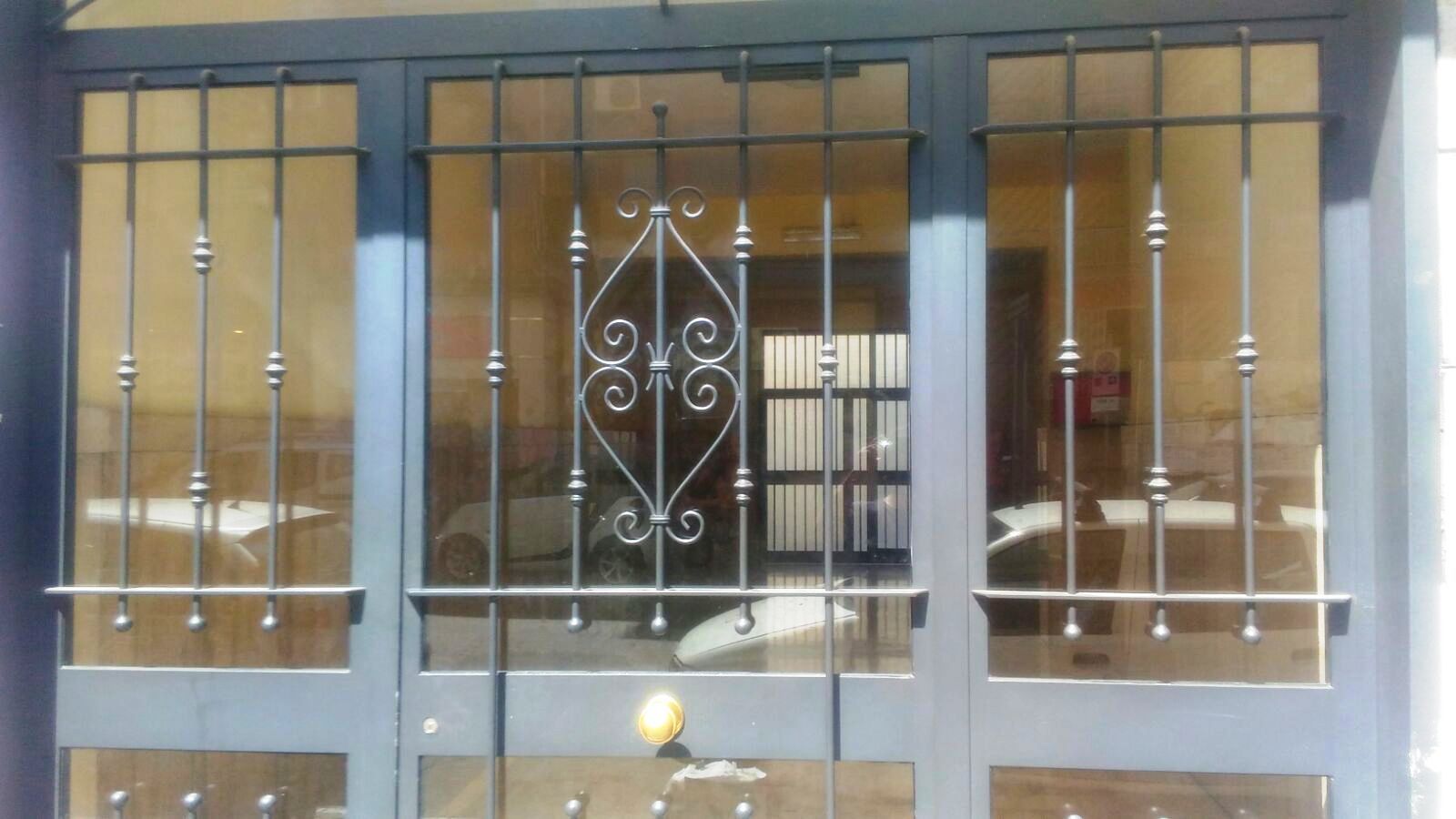 Cancello in ferro battutto 3 ante