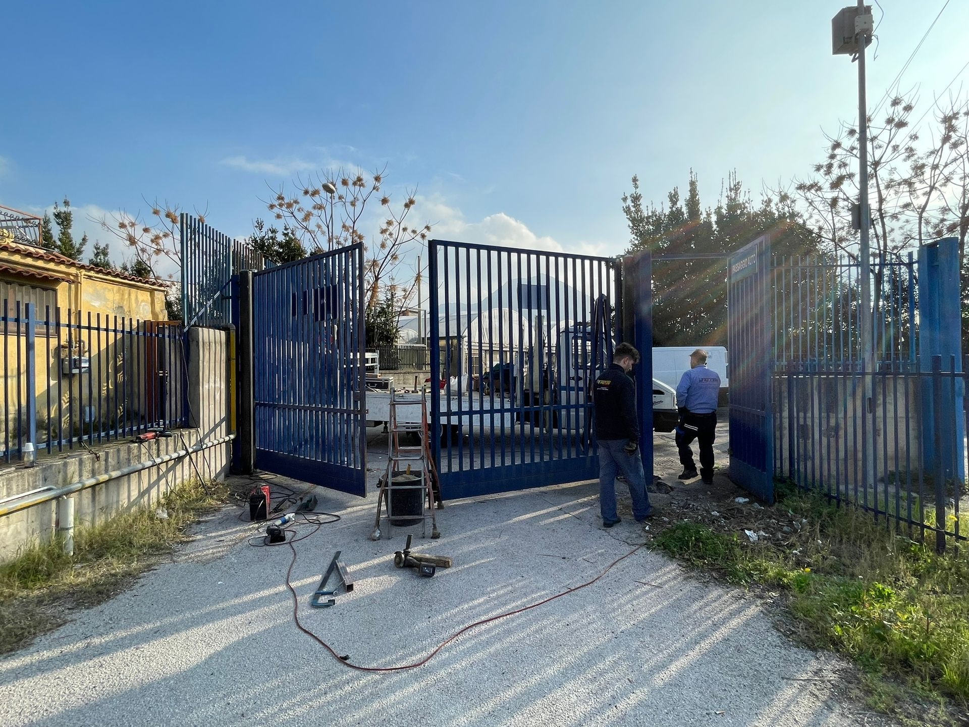 Intervento di restauro cancello in ferro