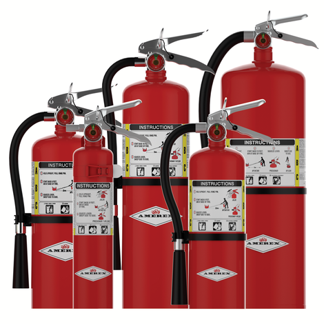Set of Fire Extinguishers  — Bryan, OH —Snow's Fire Protection Service Inc