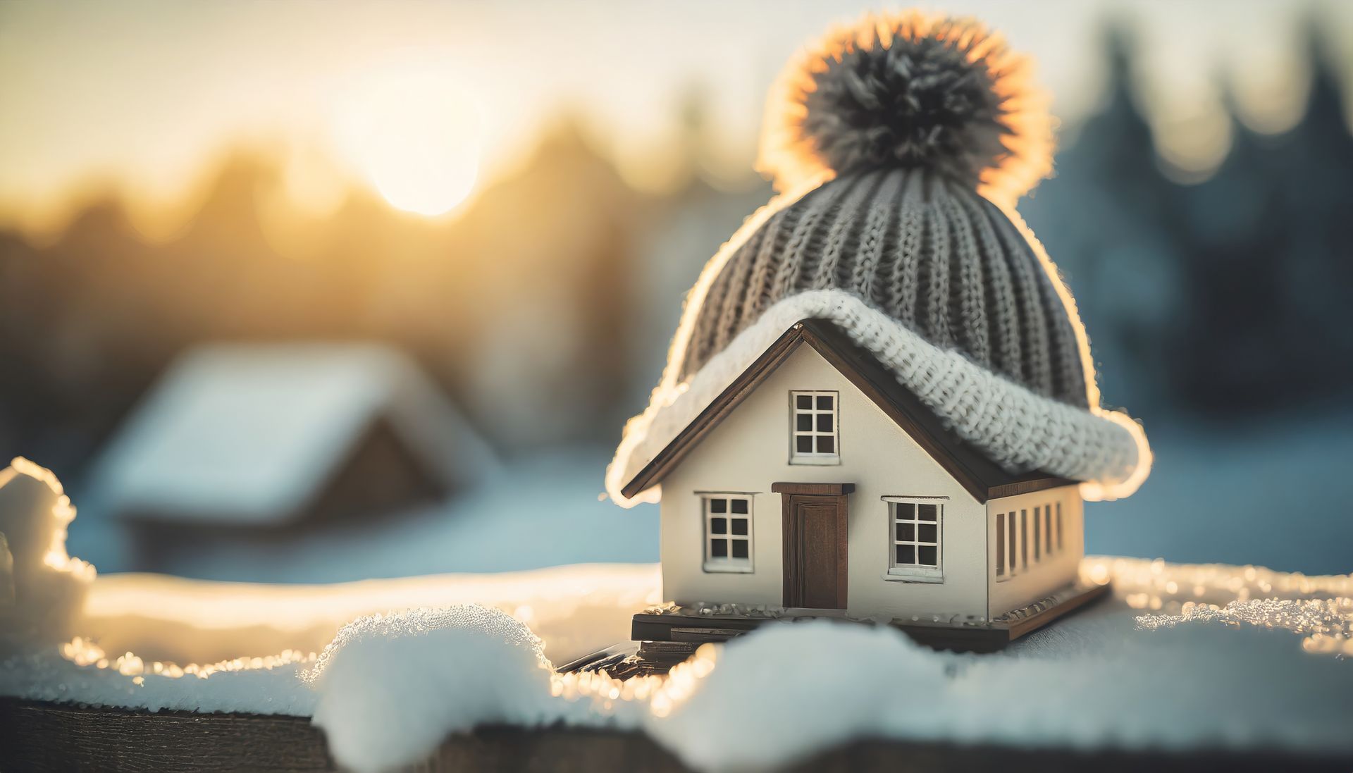 Cozy house protected from the cold