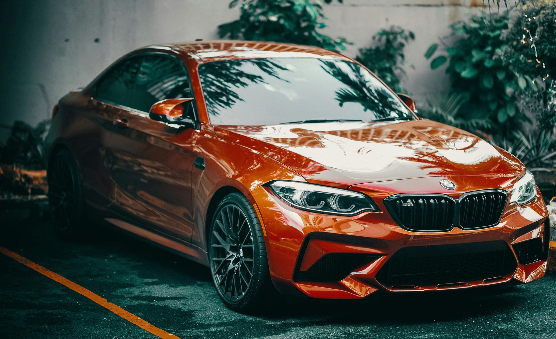 Luxury vehicle receiving five-year ceramic coating protection