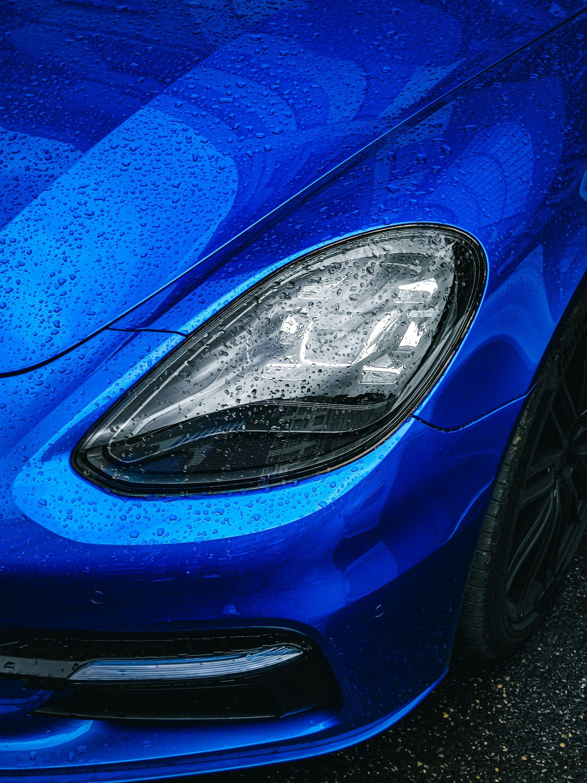 Water hydrophobic effect on freshly ceramic coated paint