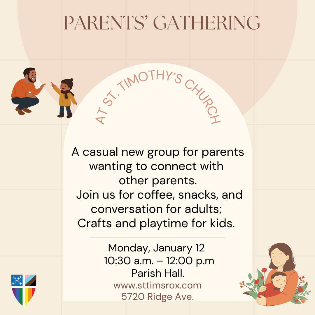 Epiphany service on January 6 at 7pm with burning of the greens and a visit from the Magi. At St. Timothy's Episcopal Church.