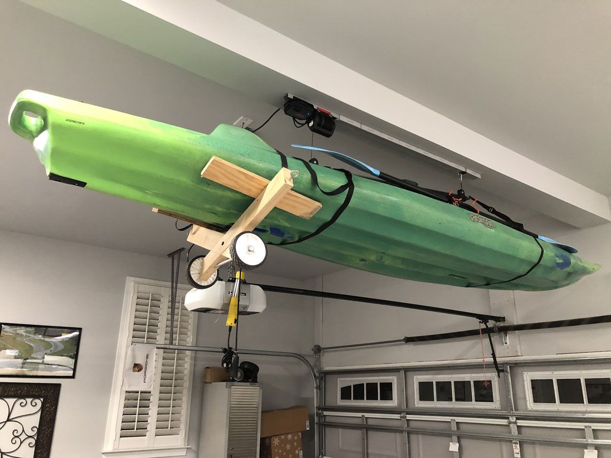 Motorized Garage Ceiling Rack