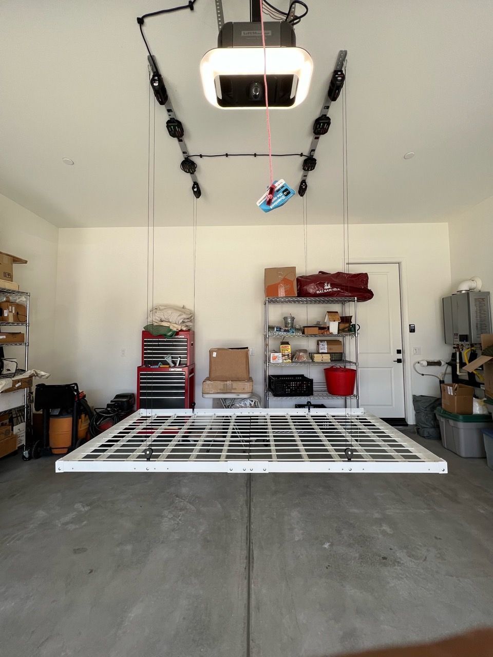 Motorized Garage Ceiling Rack