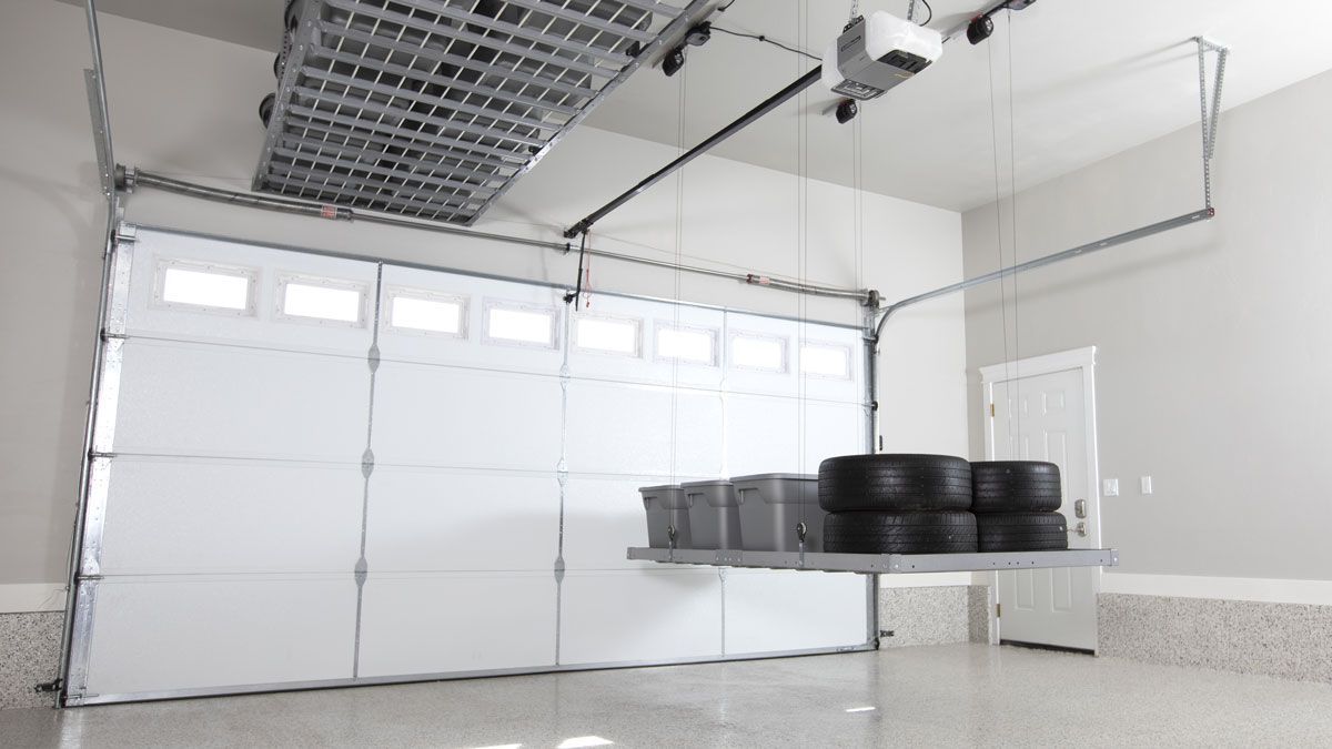 Motorized Garage Ceiling Rack