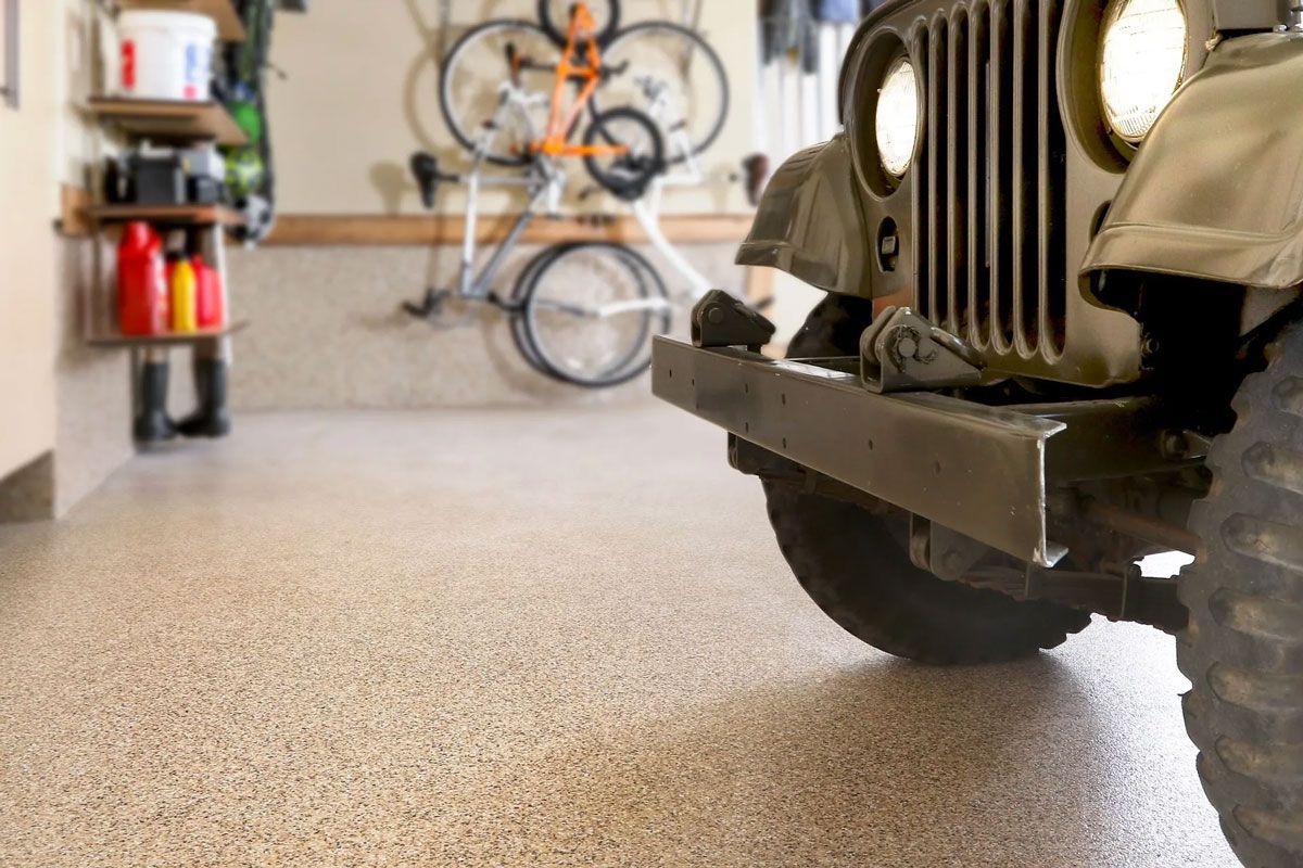 Ployurea Epoxy Garage Flooring Idea
