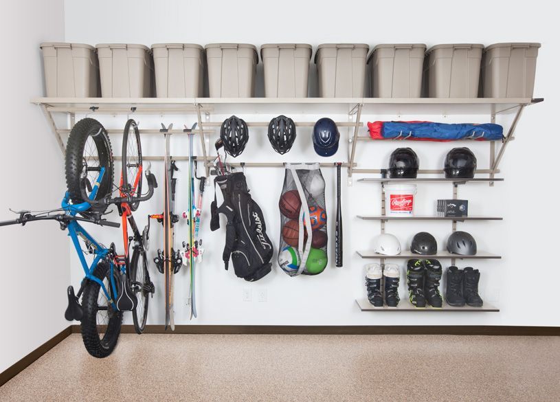 Garage Shelving System for Sports Equipment