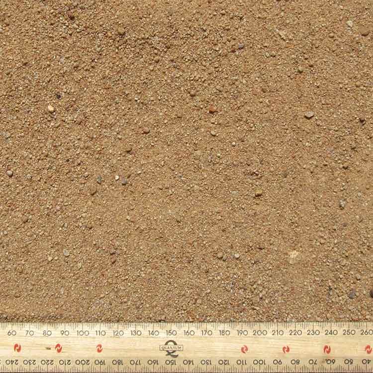 Close-up of Tan-colored Sand With a Ruler at the Bottom, Showing Measurements — Kuranda Landscape Supplies in Kuranda, QLD