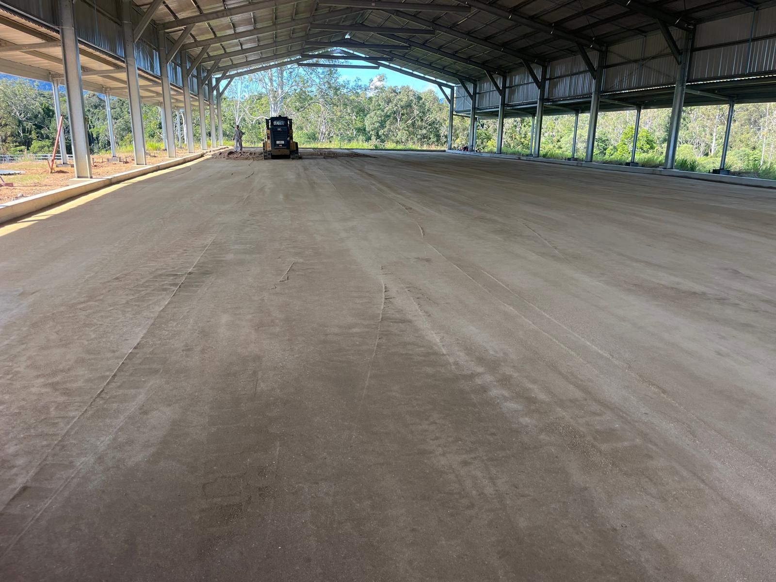 Concrete Foundation for a Building in a Yard; Unfinished Construction — Kuranda Landscape Supplies in Kuranda, QLD