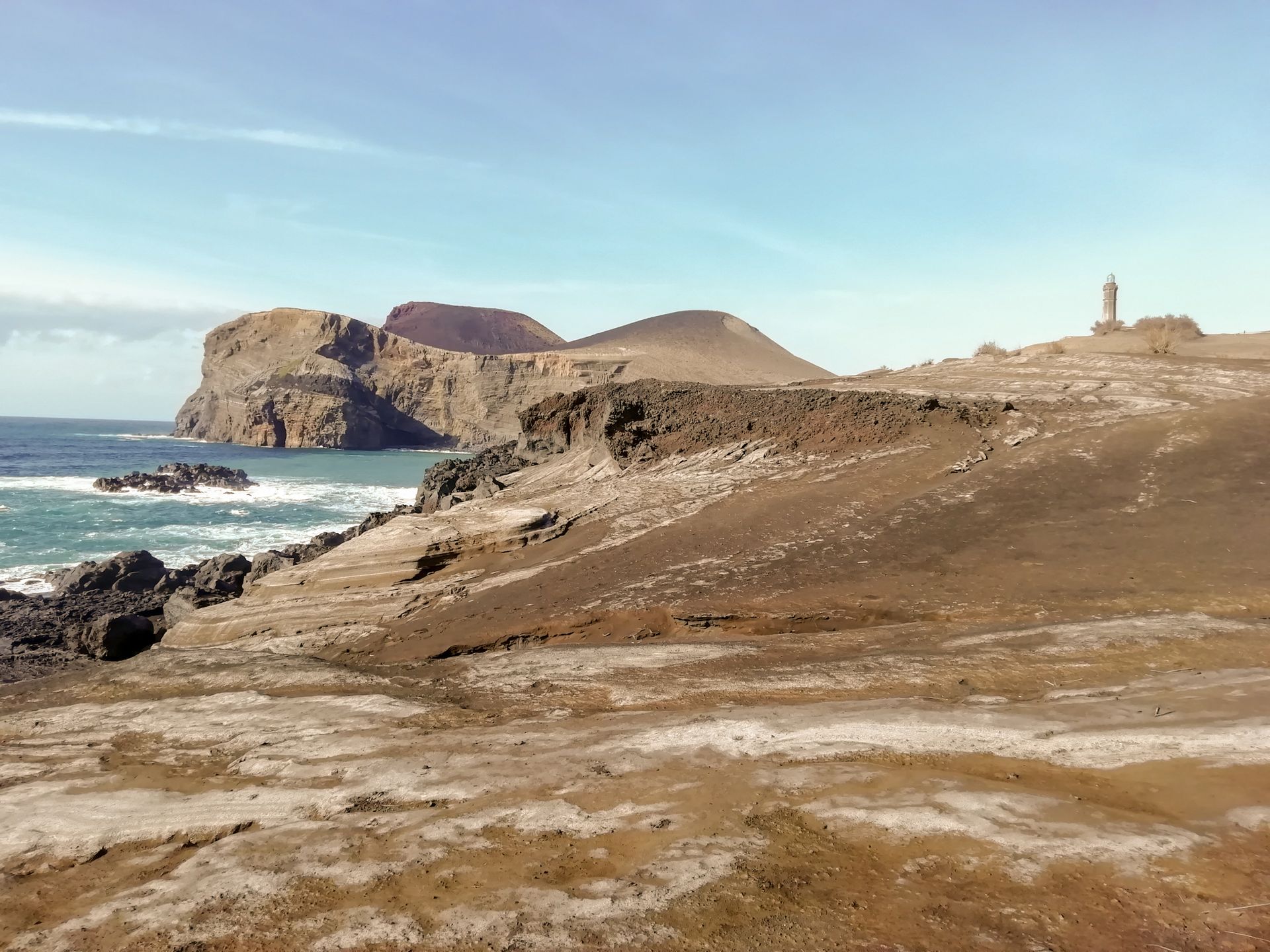 Visita ao Vulcão dos Capelinhos nas nossas Excursões, Tours e Visitas Guiadas de meio dia na ilha do Faial Açores.