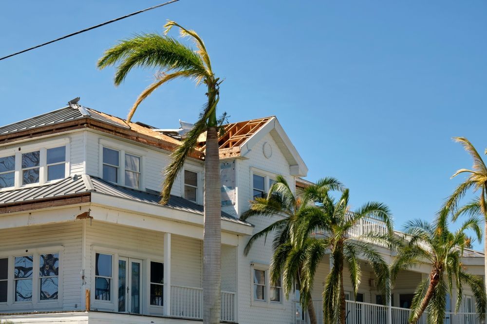 Damaged House Roof