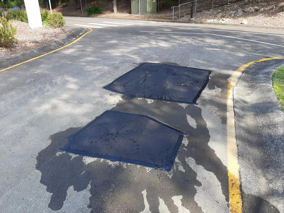 Asphalt Pothole Patches — Asphalt Paving on the Mid North Coast, NSW
