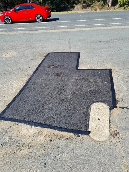 Pothole Repairs — Asphalt Paving in Newcastle, NSW