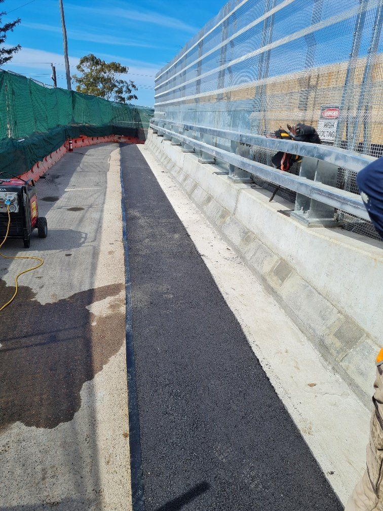 Pedestrian Walkway — Asphalt Paving in Newcastle, NSW