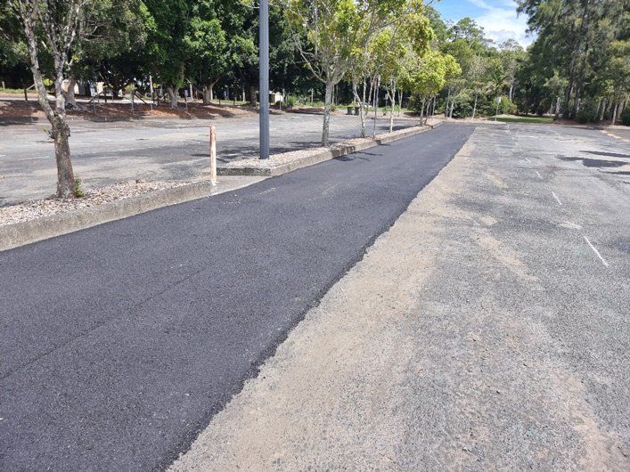 University Carpark Asphalt Installation — Asphalt Contractors in Newcastle, NSW