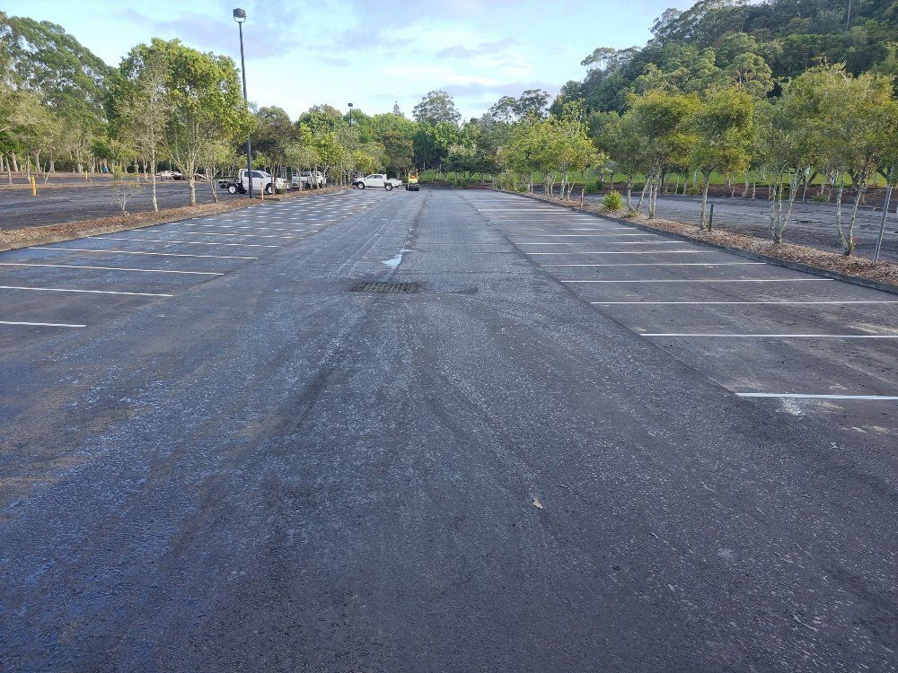 Car Park Ready for Asphalt Paving — Asphalt Surfacing in Port Stephens, NSW