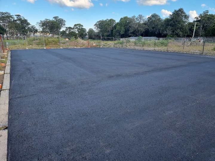New Bitumen Carpark — Asphalt Contractors in Newcastle, NSW