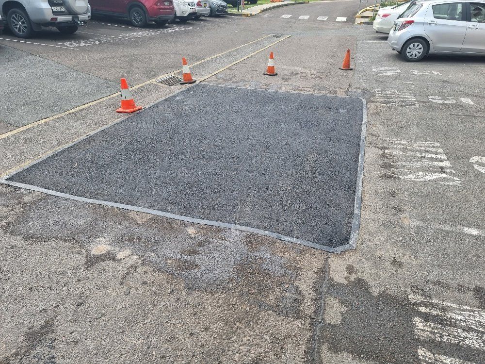 Commercial Driveway Repair — Asphalt Contractors in Newcastle, NSW