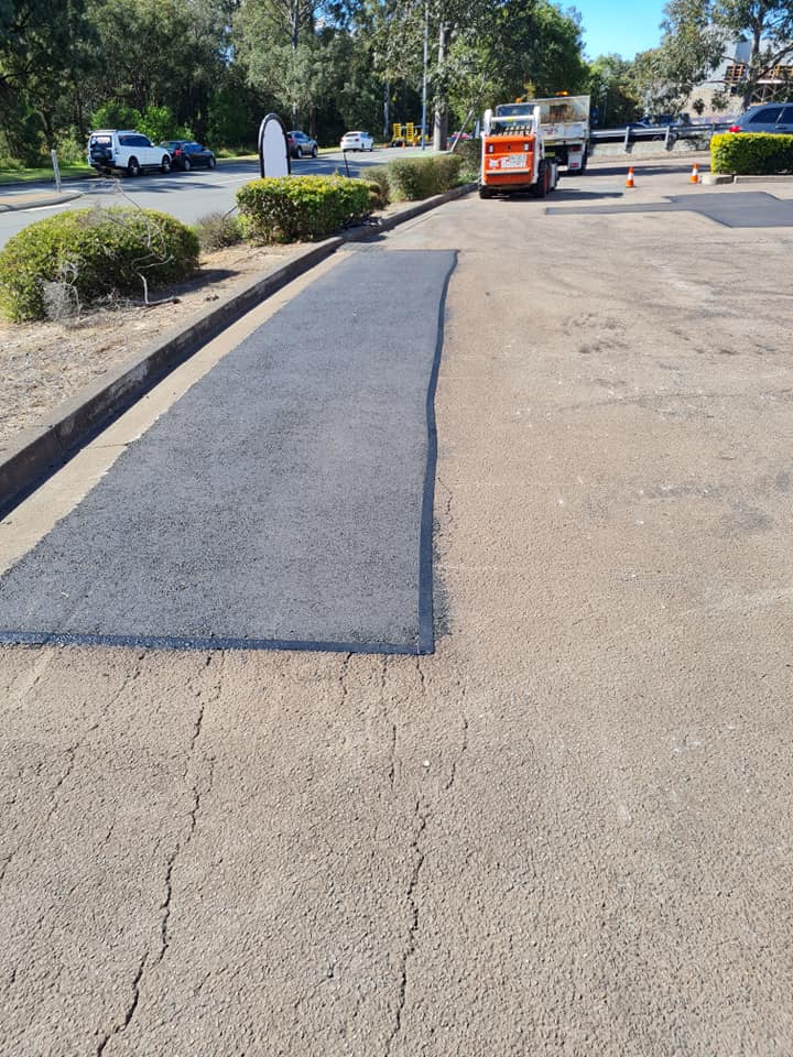 Asphalt Roadside Repair — Asphalt Contractors in Newcastle, NSW