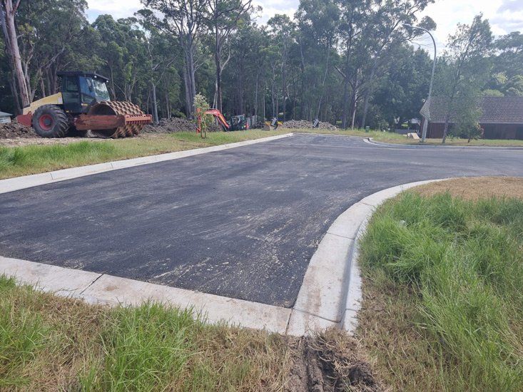 Newly Paved Road — Asphalt Surfacing in the Hunter Valley, NSW