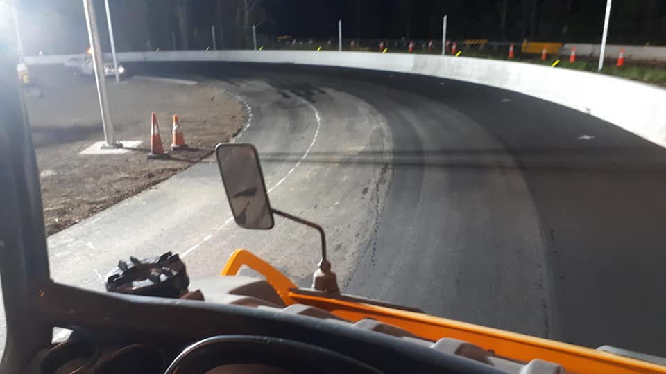 Road Construction Night Works — Asphalt Surfacing on the Central Coast, NSW