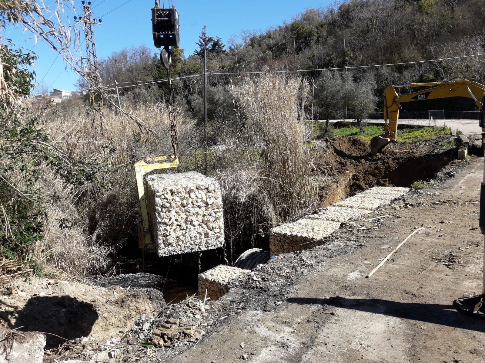 posa in opera di gabbioni