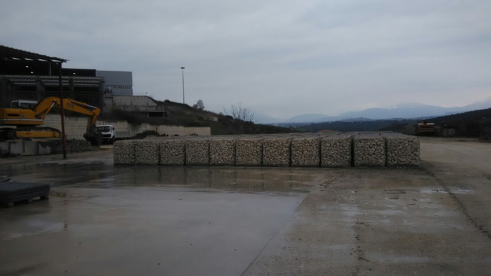 gabbioni metallici preassemblati