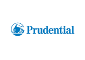 The prudential logo is blue and white on a white background.