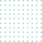 A seamless pattern of green plus signs on a white background.