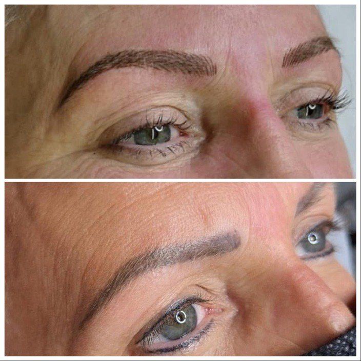 Microblading over scar tissue to camouflage | Brow tattoo, Microblading,  Scar tissue
