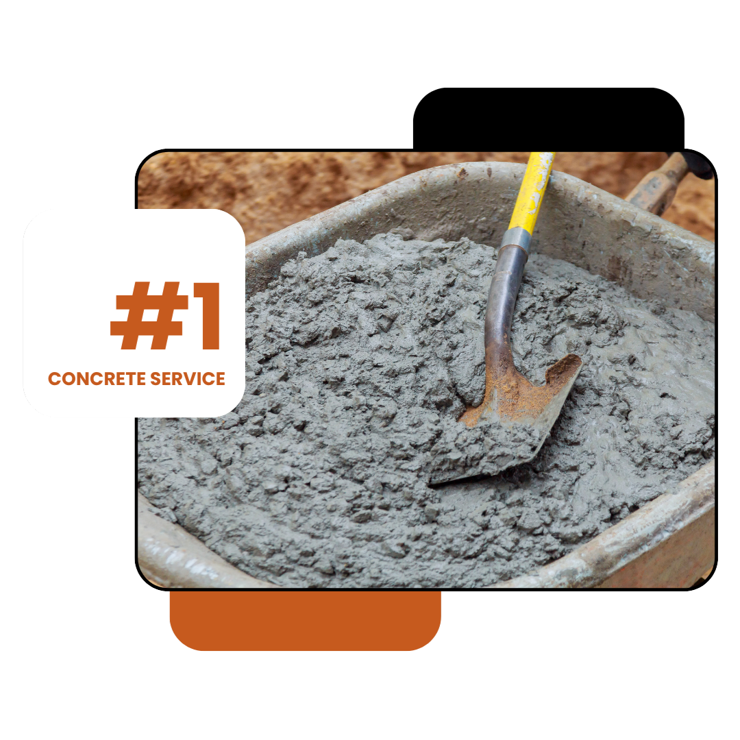 Team preparing concrete mix for foundation repair application