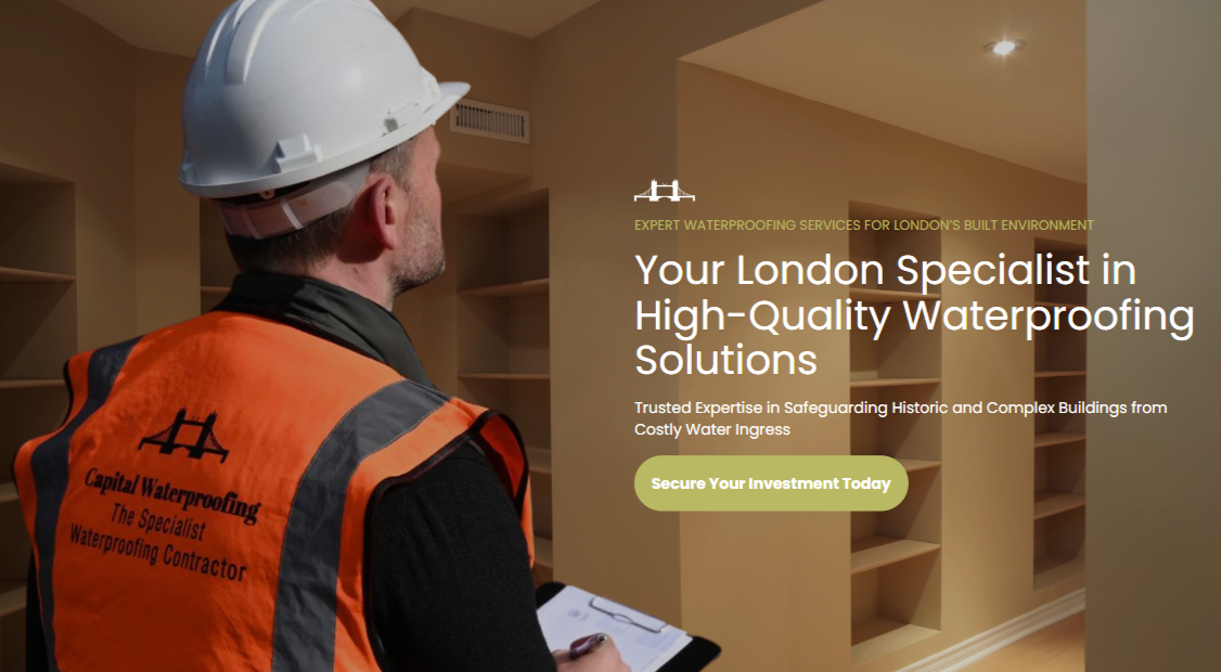Waterproofing Services | Capital Waterproofing | London